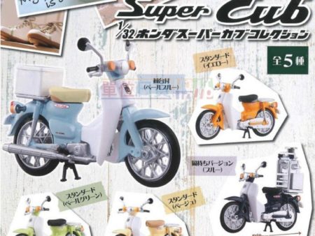 Aoshima Gashapon Honda 1 32 Super Cub Scooter Motorbike Part 2 5 Figure Set on Sale