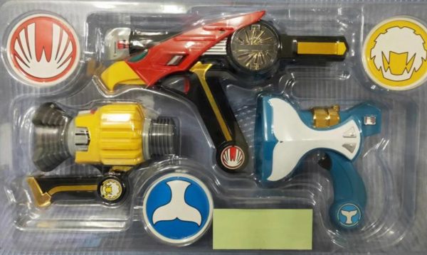 Bandai Power Rangers Hurricaneger Ninja Storm DX Weapon Gun Figure Play Set For Discount