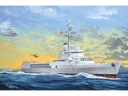 1 350 French Navy Helicopter Cruiser Jeanne d’Arc 2008 Plastic Model Kit Fashion