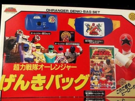 Bandai Power Rangers Zeo Ohranger Genki Bag Set w  Camera Trading Figure For Discount