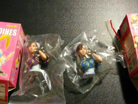 Figuax Capcom Street Fighter Heroines Chun Li 1P 2P Color Trading Collection Figure Set For Discount