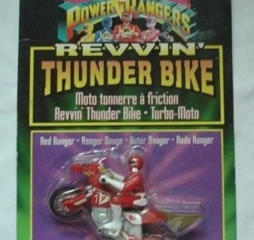 Bandai Mighty Morphin Power Rangers Revvin  Revving Thunder Bike Red Action Trading Figure For Discount