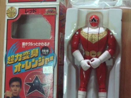 Bandai 1995 Power Rangers Zeo Ohranger Red Fighter 5  Action Figure For Sale