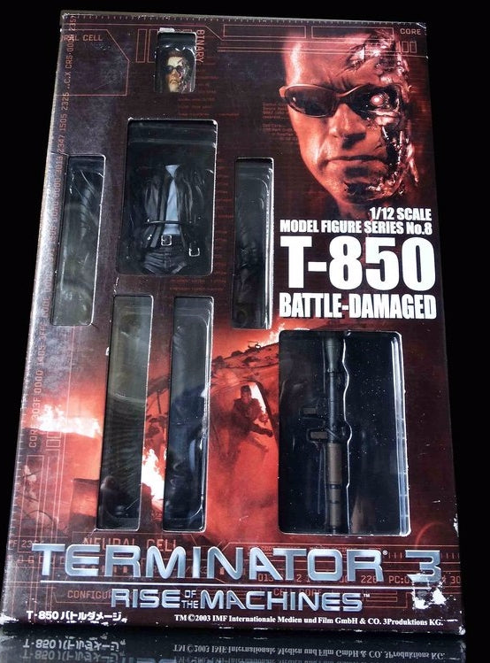 Skynet 1 12 Terminator 3 Rise Of The Machines T-850 Battle Damaged Action Figure Discount