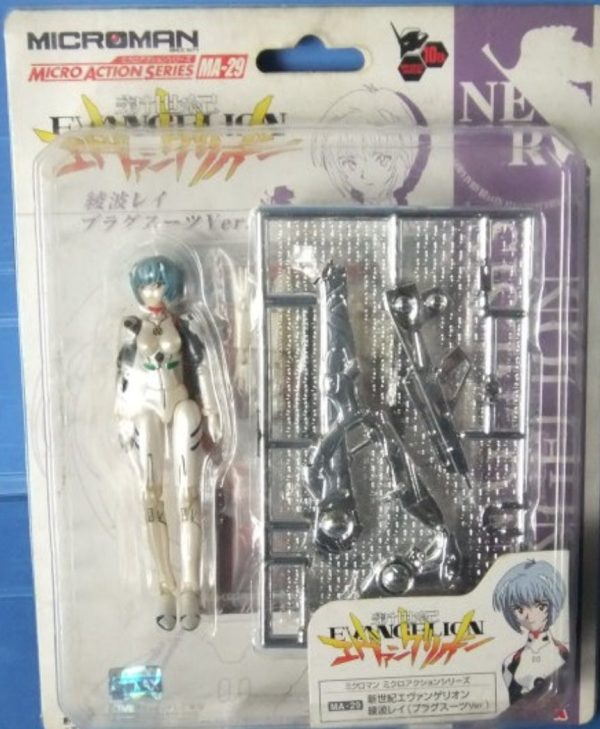 Takara 1 18 Microman Micro Action Series MA-29 Evangelion Rei Ayanami Figure Fashion