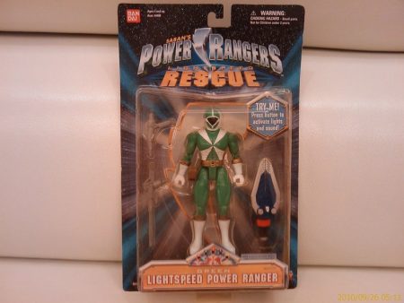 Bandai Power Rangers Gogo Five V Lightspeed Rescue Green Fighter Action Figure Cheap