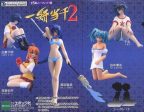 Epoch 2004 Ikki Tousen 2 Dragon Destiny Trading Collection 5 Mini Figure on Sale