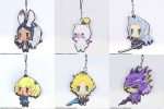 Square Enix Final Fantasy Trading Rubber Strap Vol 3 6 Collection Figure Set Online now