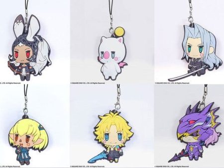 Square Enix Final Fantasy Trading Rubber Strap Vol 3 6 Collection Figure Set Online now