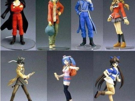 Square Enix 2005 Gangan Trading Arts 7 Color Figure Set For Cheap