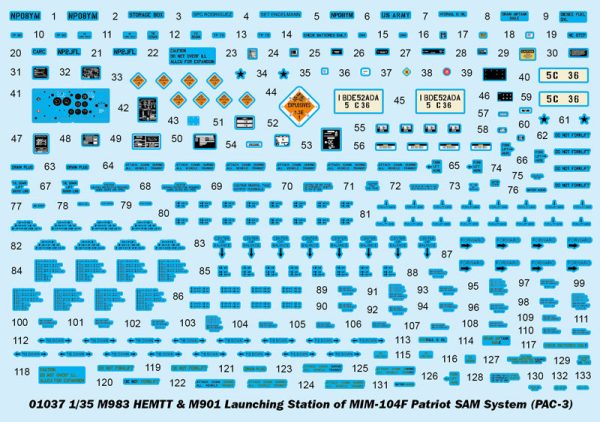 1 35 M983 HEMTT & M901 Launching Station of MIM-104F Patriot SAM System (PAC-3) For Cheap