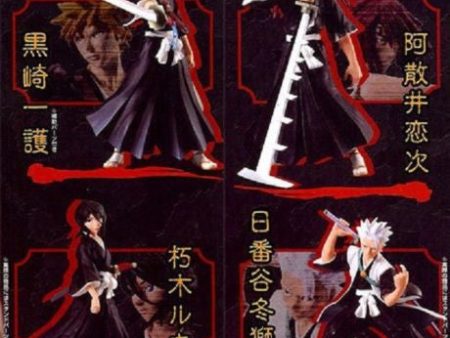 Bandai Bleach Characters Collection Trading Part 1 4 Mini Figure Set For Sale