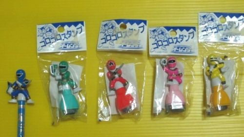 Power Rangers Zeo Ohranger 5 Pencil Stamp Mini Collection Trading Figure Set Online Sale