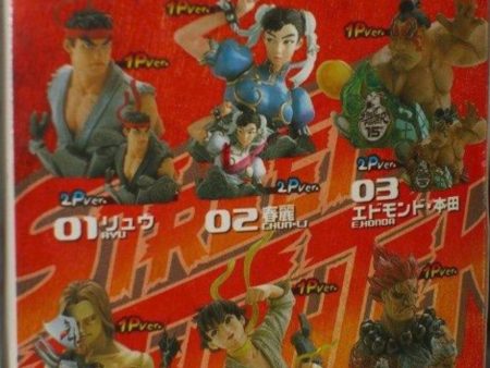 Figuax Capcom Street Fighter Heroes Round 1 1P Color Ver 6+2 Secret 8 Trading Figure Set For Discount