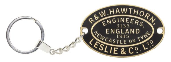 Invincible Hawthorn Leslie Worksplate Keyring 3135 Supply