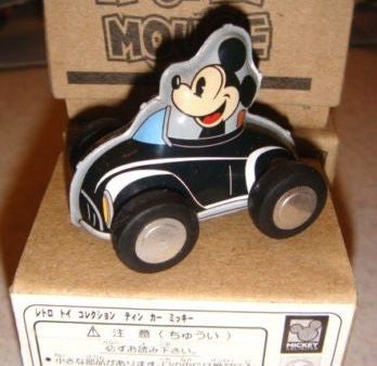 Schylling Disney Mickey Mouse Retro Toy Collection Tin Toy Mini Car Figure on Sale