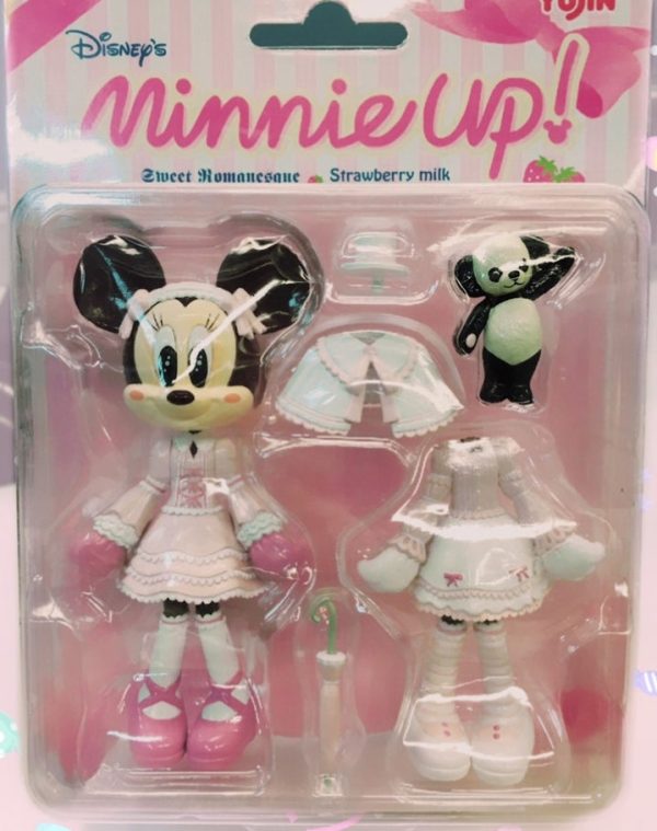 Yujin Disney Minnie Mouse Minnie Up Sweet Romanesque Strawberry Milk Figure Online now