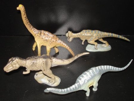 Furuta Dinomodels Dinosaur 4 Mini Trading Figure Set Used Supply