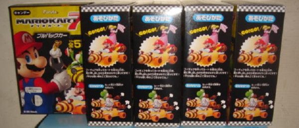 Furuta Super Mario Bros Mario Kart 7 5 Mini Trading Figure Set Sale