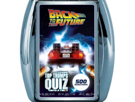 Back to the Future Top Trumps Quiz Card Game Discount