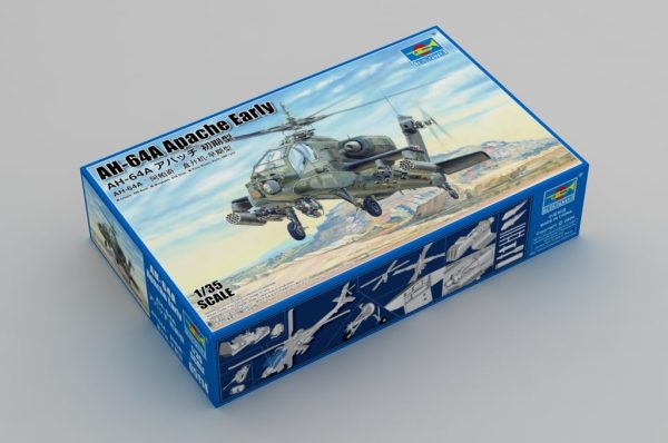 1 35 AH-64A Apache Early Plastic Model Kit Hot on Sale