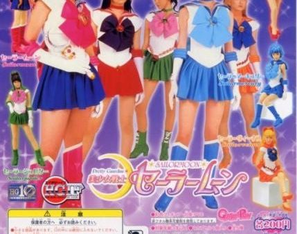 Bandai 2004 Pretty Soldier Sailor Moon HG Gashapon Real Ver 5 Collection Figure Set Sale