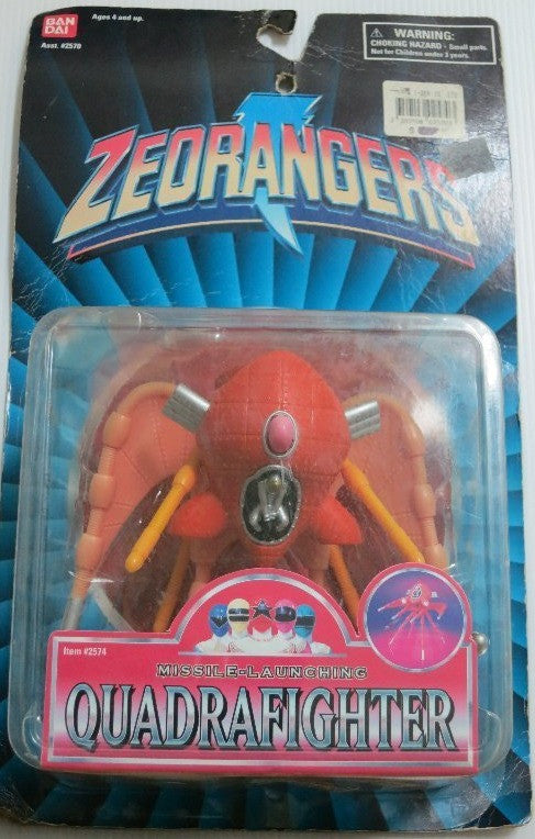 Bandai 1996 Power Rangers Zeo Ohranger Missle Launching Quadrafighter 5  Trading Action Figure Online Sale