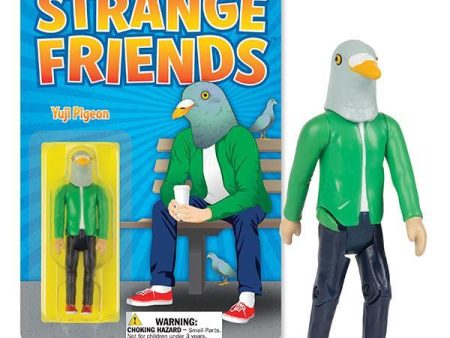 Archie McPhee Strange Friends Yuji Pigeon Action Figure Discount