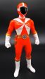 Bandai Power Rangers Gogo Five V Lightspeed Rescue Red Fighter 10  Soft Vinyl Action Figure Cheap