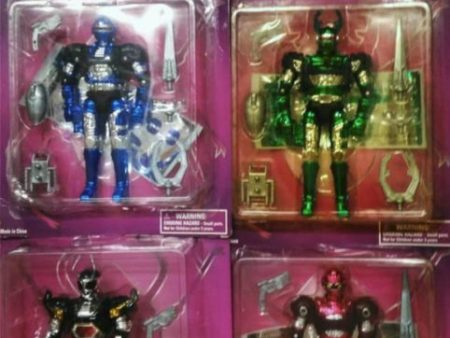 Bandai 1996 Saban s Beetle Borgs Metallix 4 Action Figure Set Online now