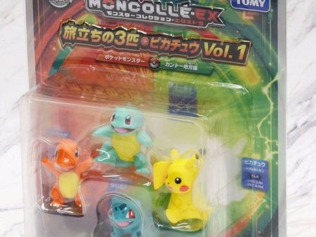 Bandai Pokemon Pocket Monster Moncolle EX Vol 1 4 Figure Set Sale