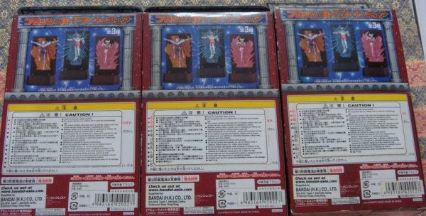 Banpresto Saint Seiya Myth Cloth Flash Saint Figure 3 Trading Figure Set Hot on Sale