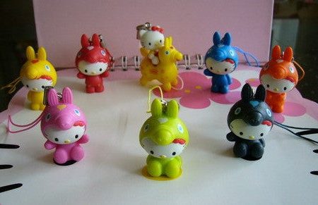 Lipton Limited Hello Kitty x Rody Part 1 8 Mascot Strap Figure Set Online Hot Sale