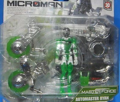 Takara Microman Micronauts Micro Action Series Master Force MF2-04 Automaster Ryan Figure Fashion