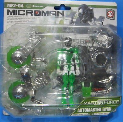 Takara Microman Micronauts Micro Action Series Master Force MF2-04 Automaster Ryan Figure Fashion