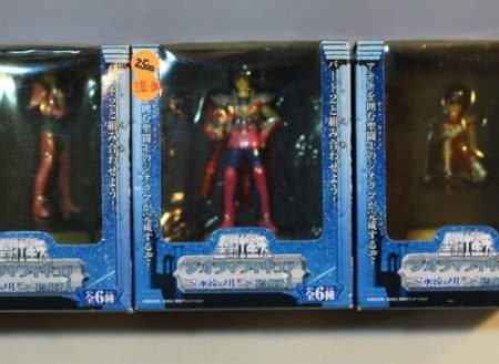 Banpresto Saint Seiya Myth Cloth Diorama Blue Forever Part 1 3 Color Trading Collection Figure Set For Cheap