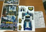 Bandai Power Rangers Gogo Five V Lightspeed Rescue DX Blue Megazord Action Figure Used Cheap