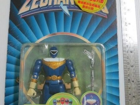 Bandai 1996 Power Rangers Zeo Ohranger Auto Morphin Blue 5  Trading Action Figure Online Hot Sale