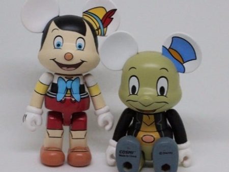 Cosmi Disney Pinocchio & Jiminy Cricket 3  Action Figure Used Sale