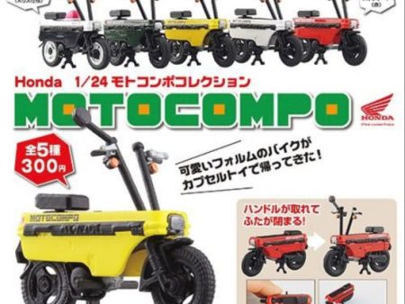 Aoshima Gashapon Honda 1 24 Motocompo Scooter Motorbike 5 Figure Set on Sale